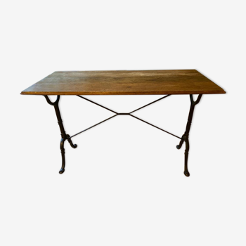 Table Bistrot - Wood and Cast Iron
