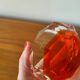 Crystal paperweight tray