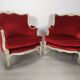 4 Louis XV Bergère armchairs