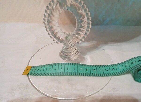 Coupe à fruits Bonbonnière rare cristal et verre