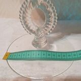 Coupe à fruits Bonbonnière rare cristal et verre