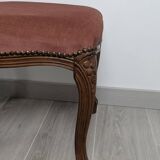 Louis XV stool — elegant curves and warm patina