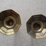 Paire de bougeoirs candélabre anciens style Louis XVI