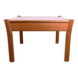 Danish square teak coffee table with reversible top 1960.