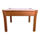 Danish square teak coffee table with reversible top 1960.