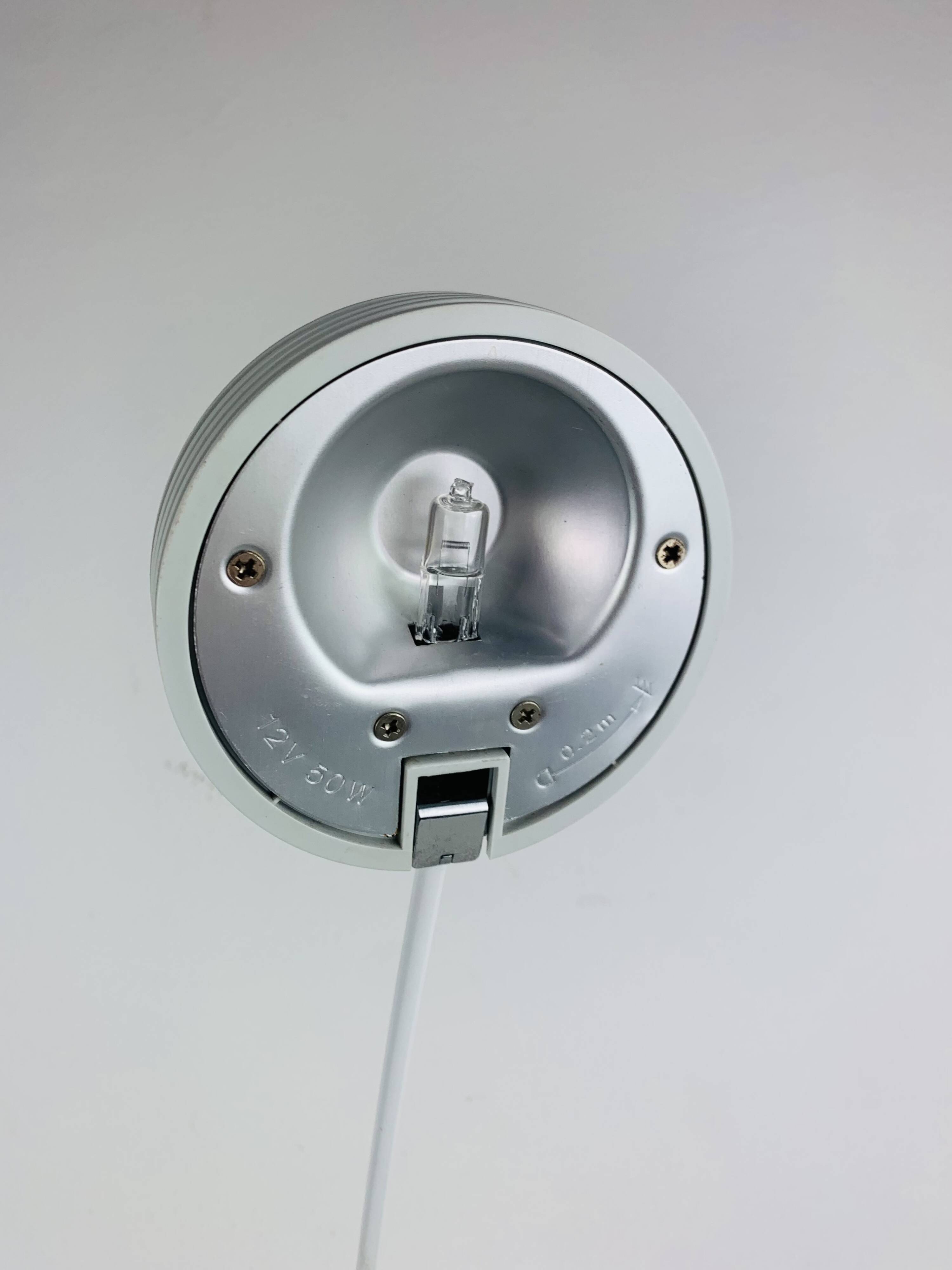 Lugano desk lamp by E Lite, white, Memphis style