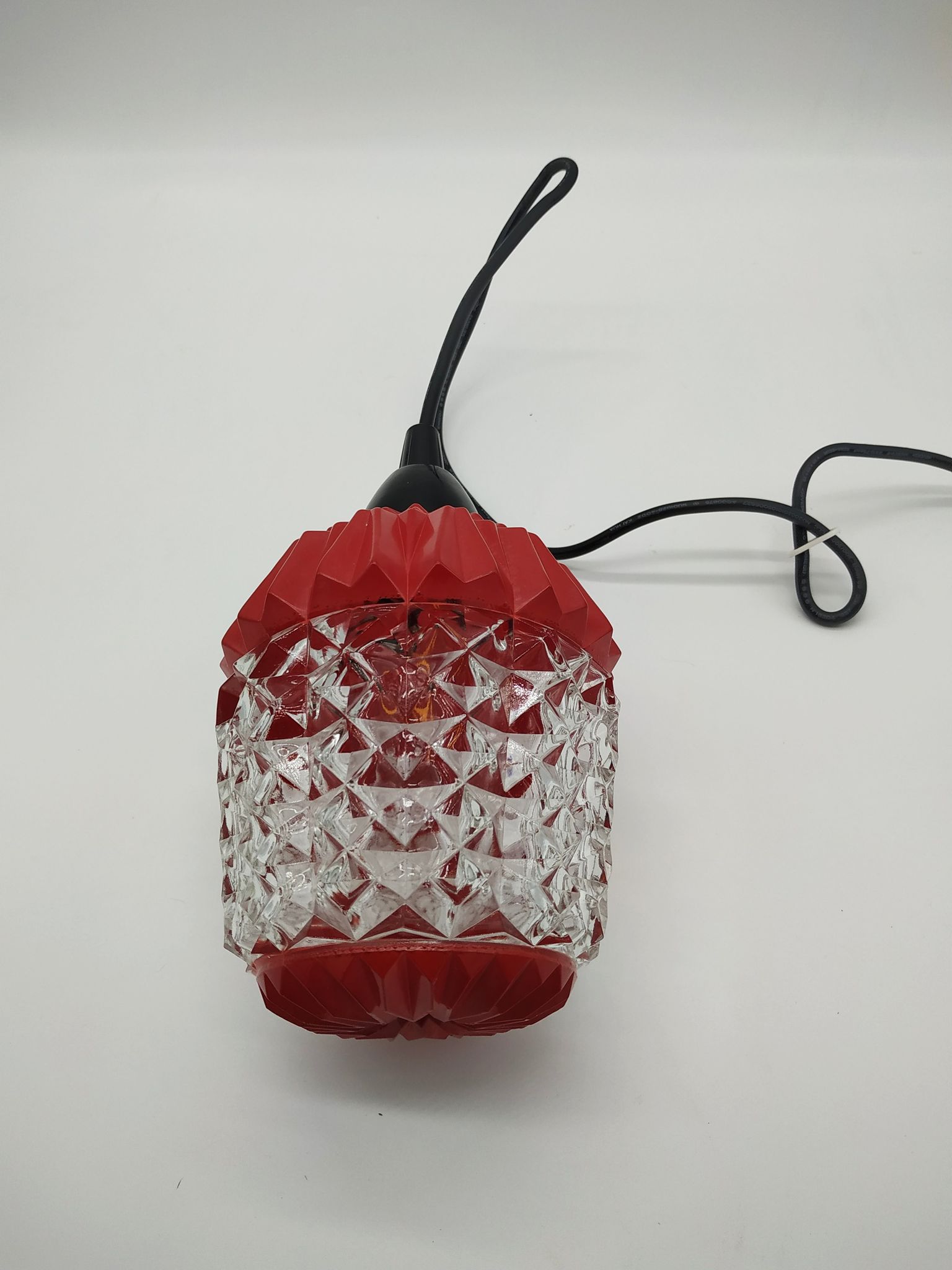 Suspension vintage design lampion années 50