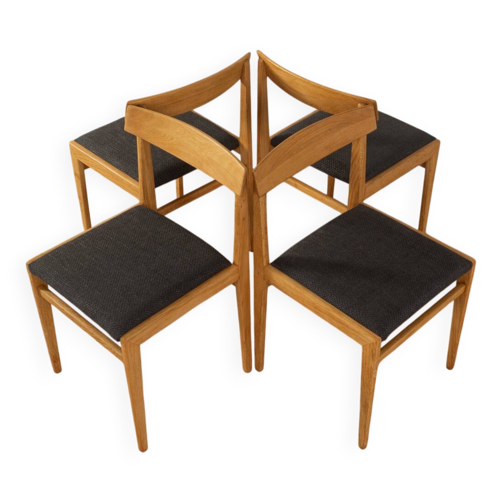 1960s dining chairs, Lübke