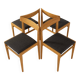 1960s dining chairs, Lübke