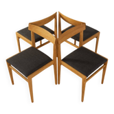 Chaises de salle à manger des années 1960, Lübke