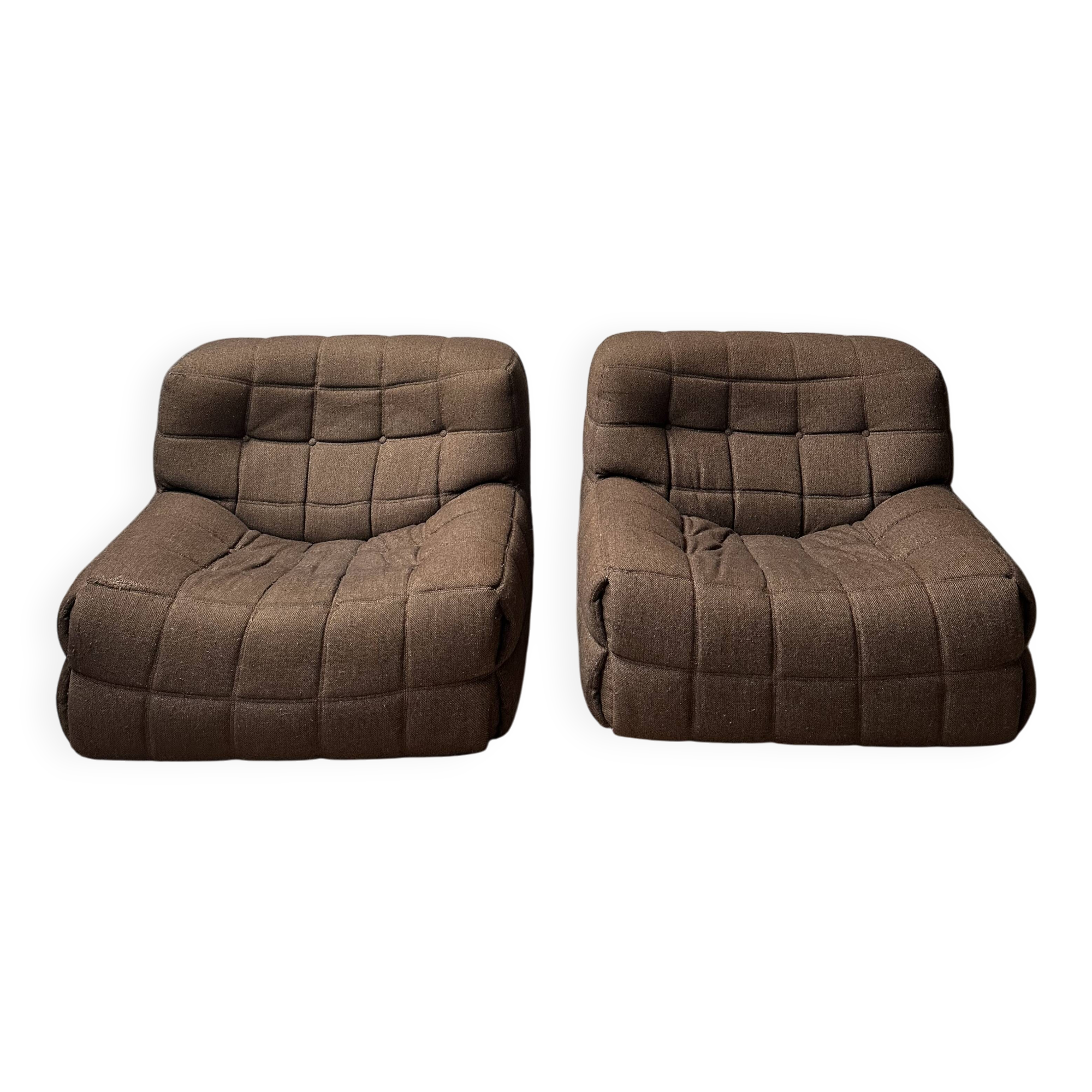 Pair of "Kashima" armchairs for Ligne Roset by Michel Ducaroy, 1970