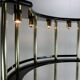 Seventies design dry bar by Harvey Guzzini for Stilglass Donati
