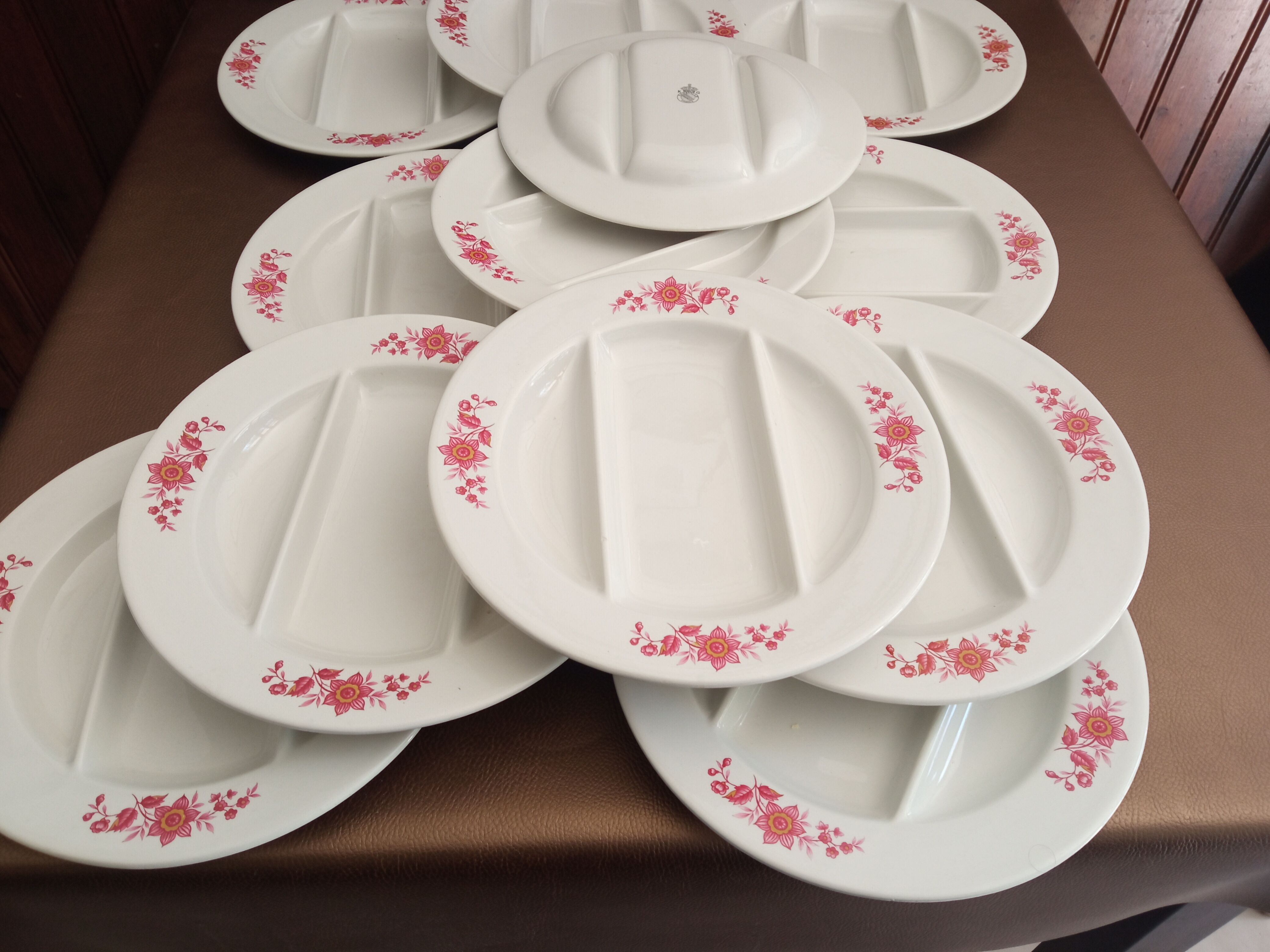Set of 12 gy lunéville ceramic asparagus packages