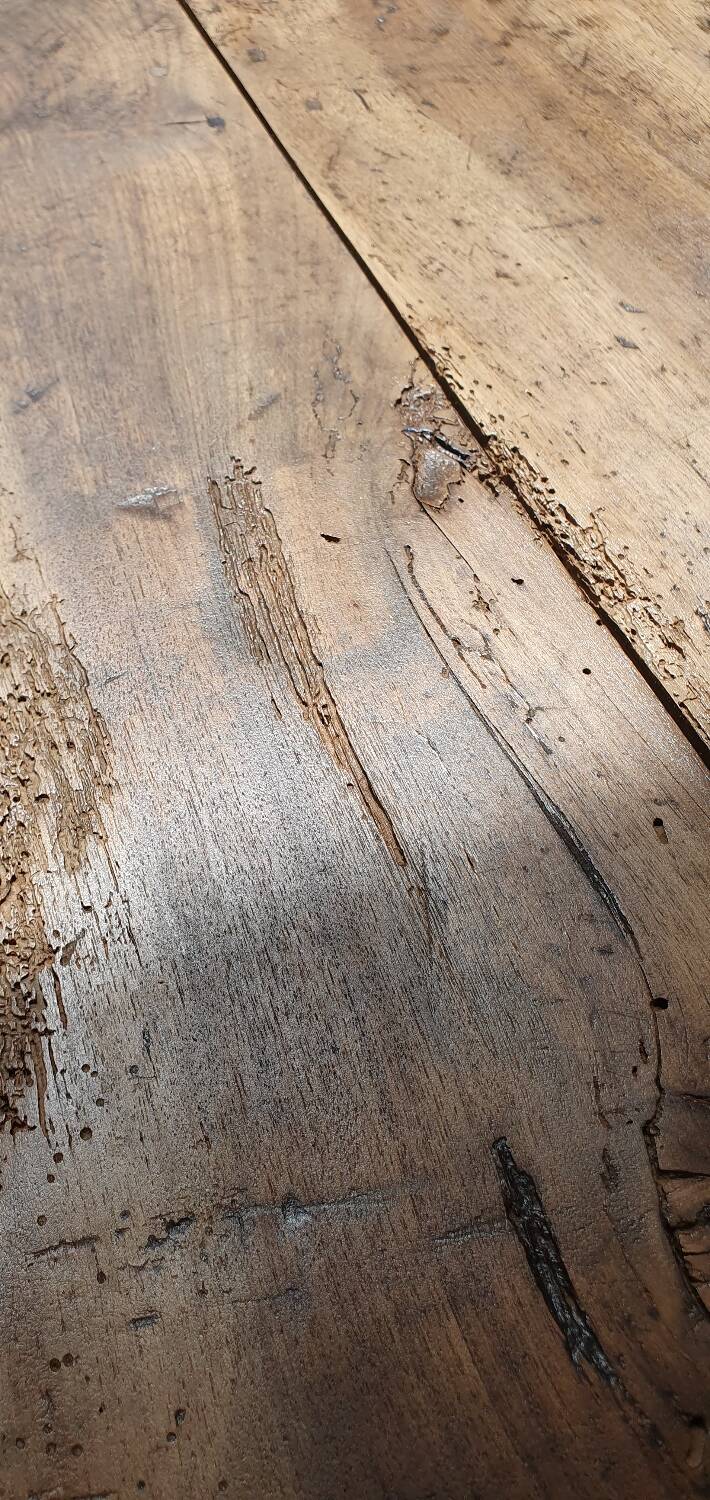 Antique farmhouse table