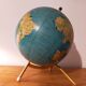 Vintage globe maps taride brass support 60s