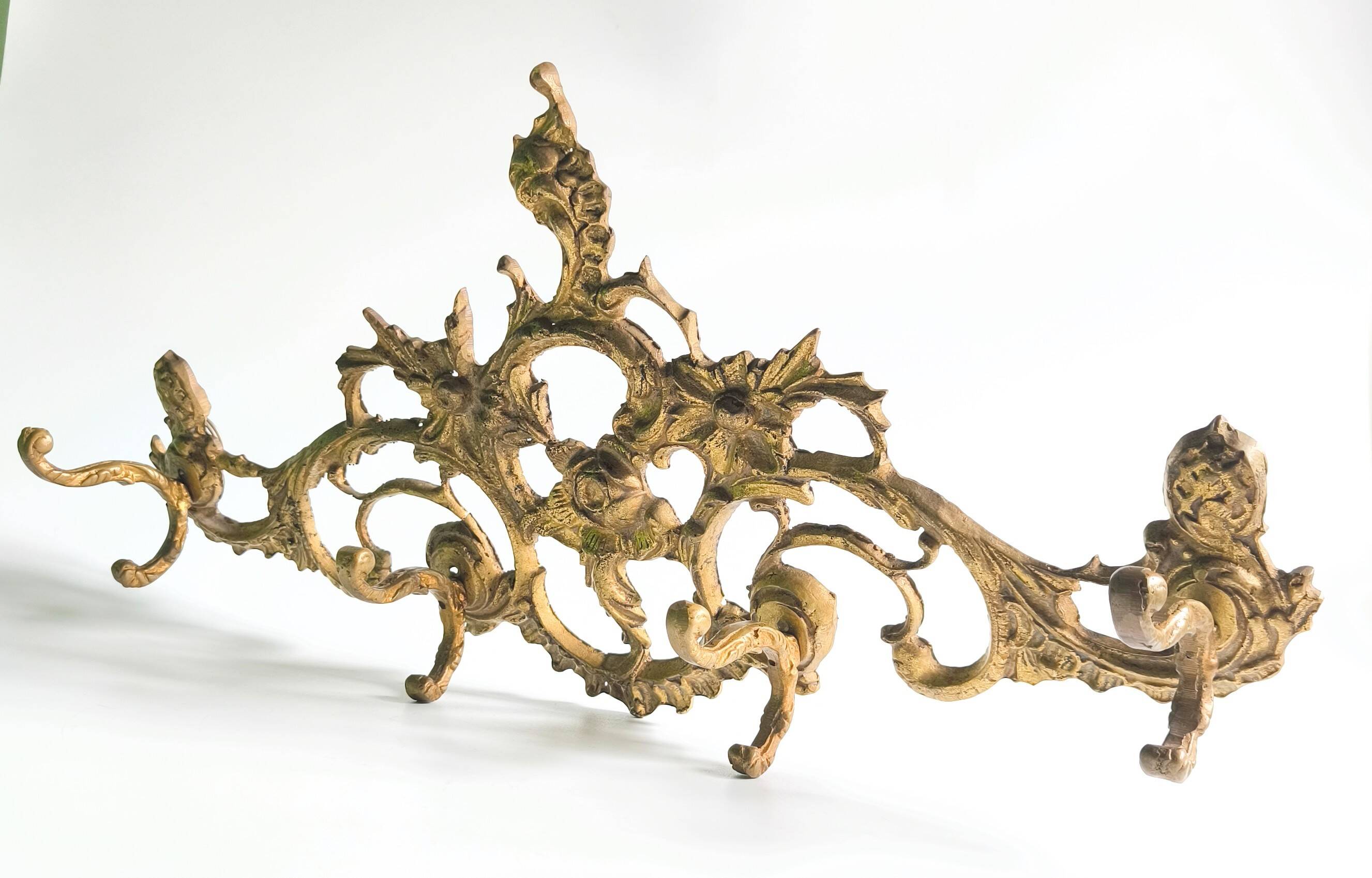 Pure French bronze coat rack from the 1950s.