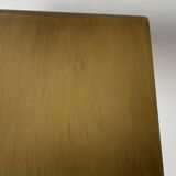 Applique vintage orientable, laiton brossé, France, 1970