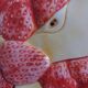 Strawberry and fruit slip tart dish