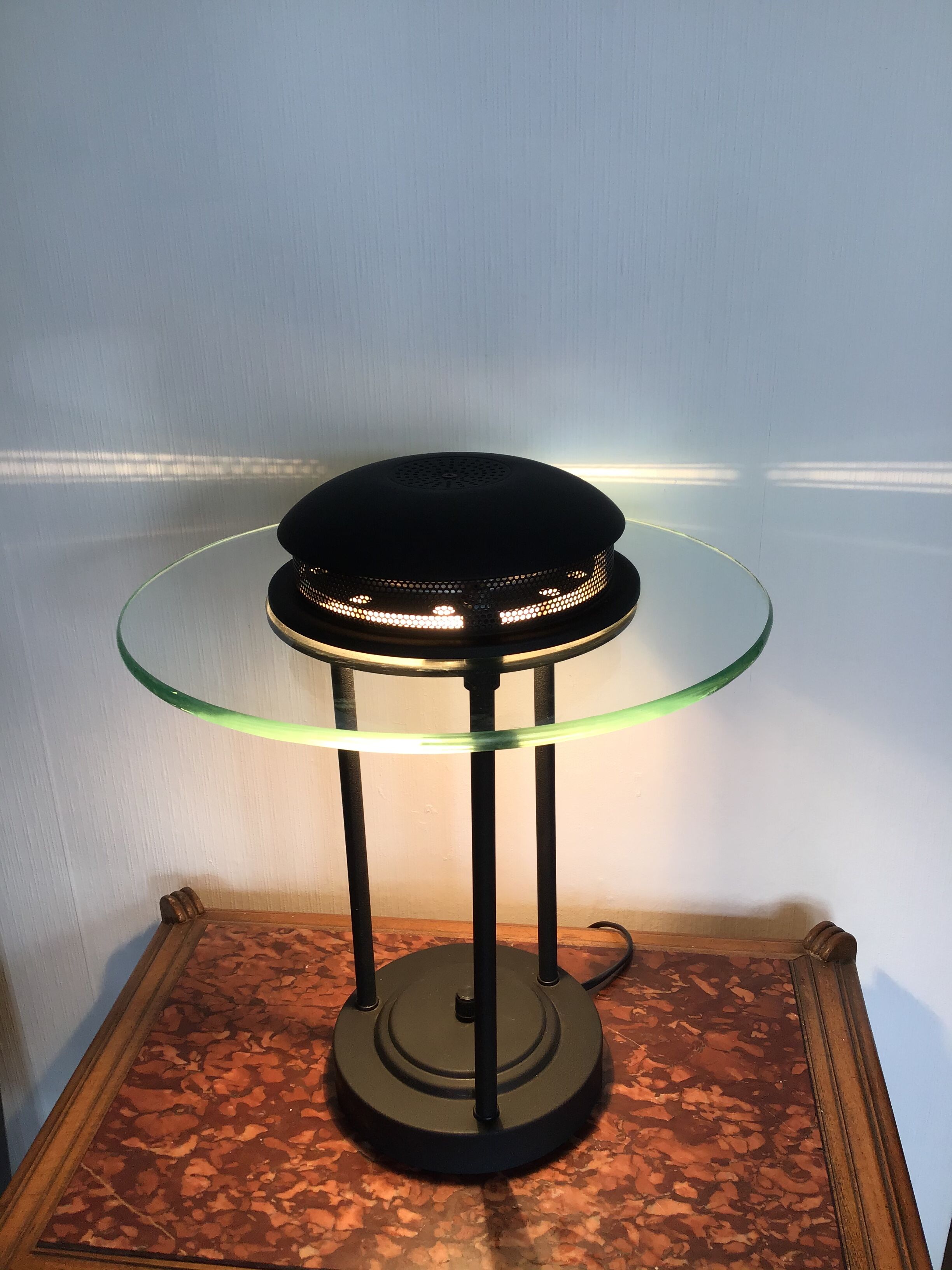 Robert Sonneman model Saturn boxford lamp