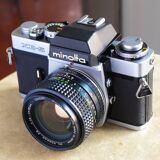 Minolta XE-5 + MC rokkor PG 50mm F1.4 + MC tele rokkor PG 135mm F2.8