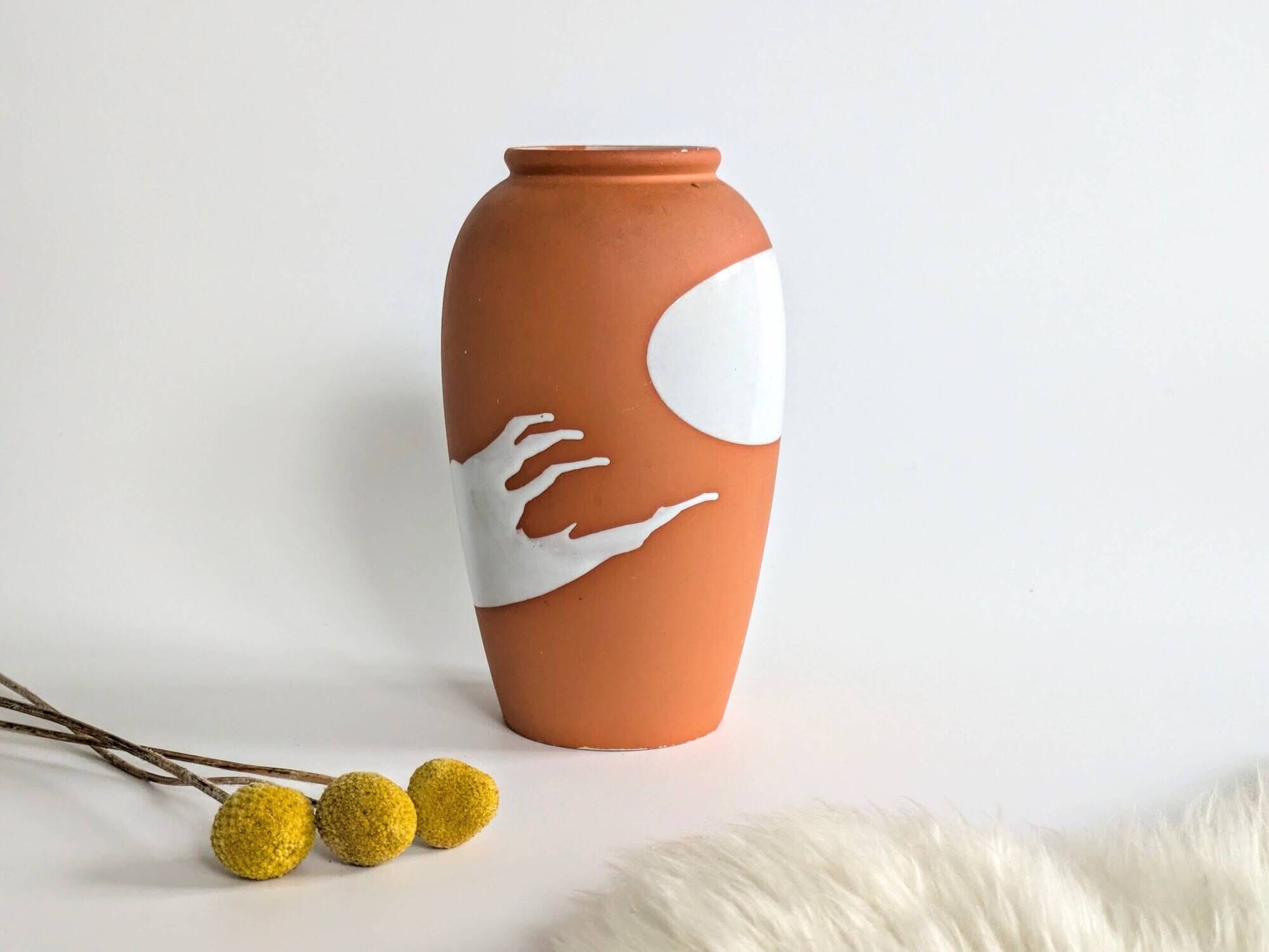 Scheurich Vase | Model 244-22 | West Germany Pottery 1980s