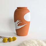 Scheurich Vase | Model 244-22 | West Germany Pottery 1980s