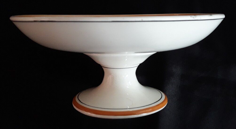 Fruit cup on pedestal - Creil & Montereau - 80s