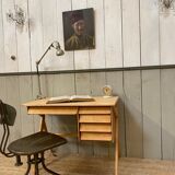 Desk of the 50s with 5 drawers