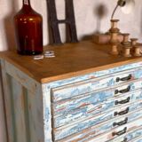 Meuble d’imprimerie ancien
