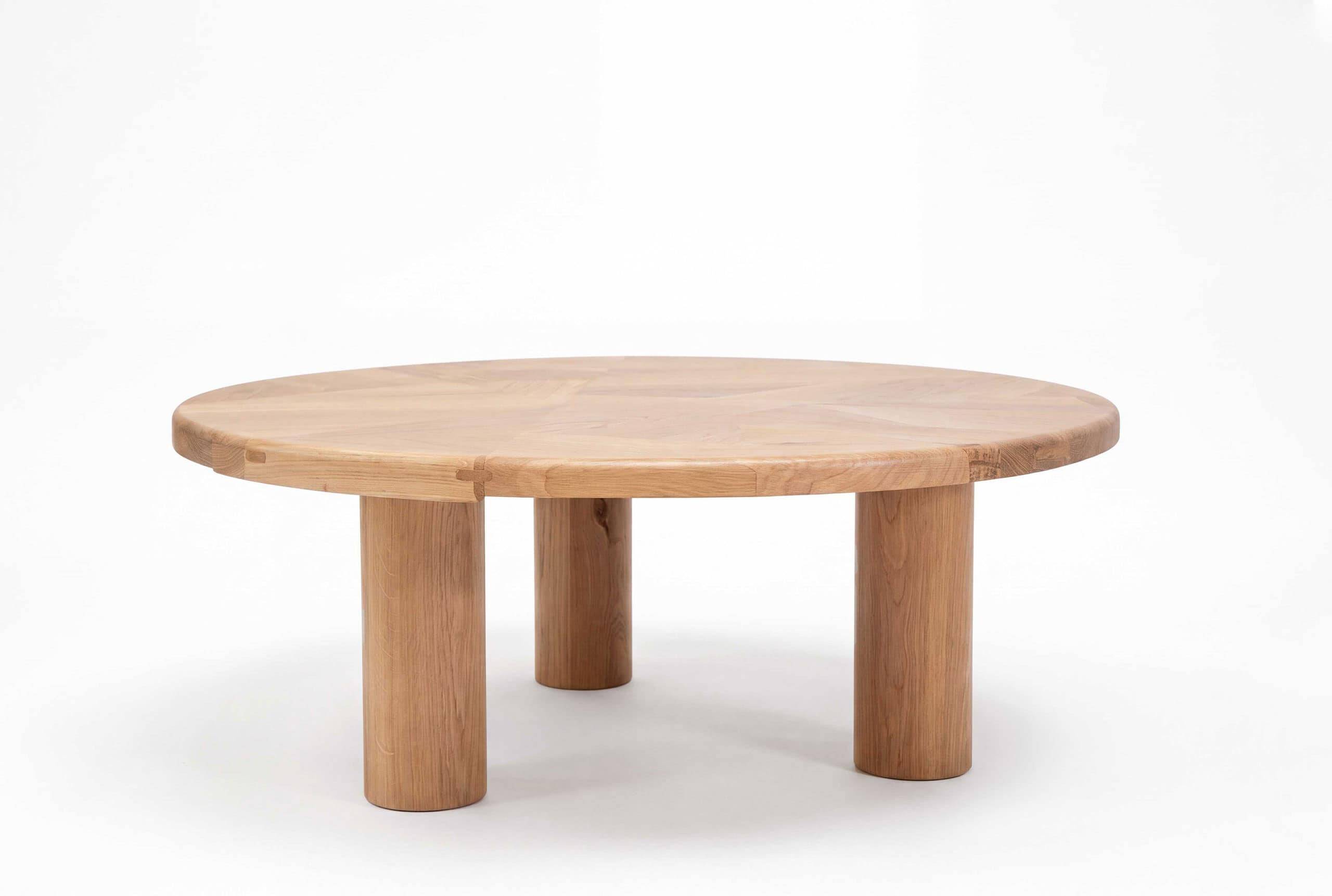 Solid oak coffee table CUT-P3