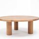 Solid oak coffee table CUT-P3