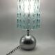 Lampe de table en verre moulé, Italie vers 1970