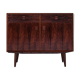 Buffet danois du milieu du siècle avec 2 portes et 2 tiroirs en bois de rose par Brouer 1960