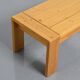Table basse en pin Les Arcs, circa 1970