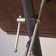 Industrial architect's drawing table wood and iron 50s vintage