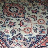 Tapis Vintage Indo-Tabriz en Laine, Années 1970, Élégance Florale