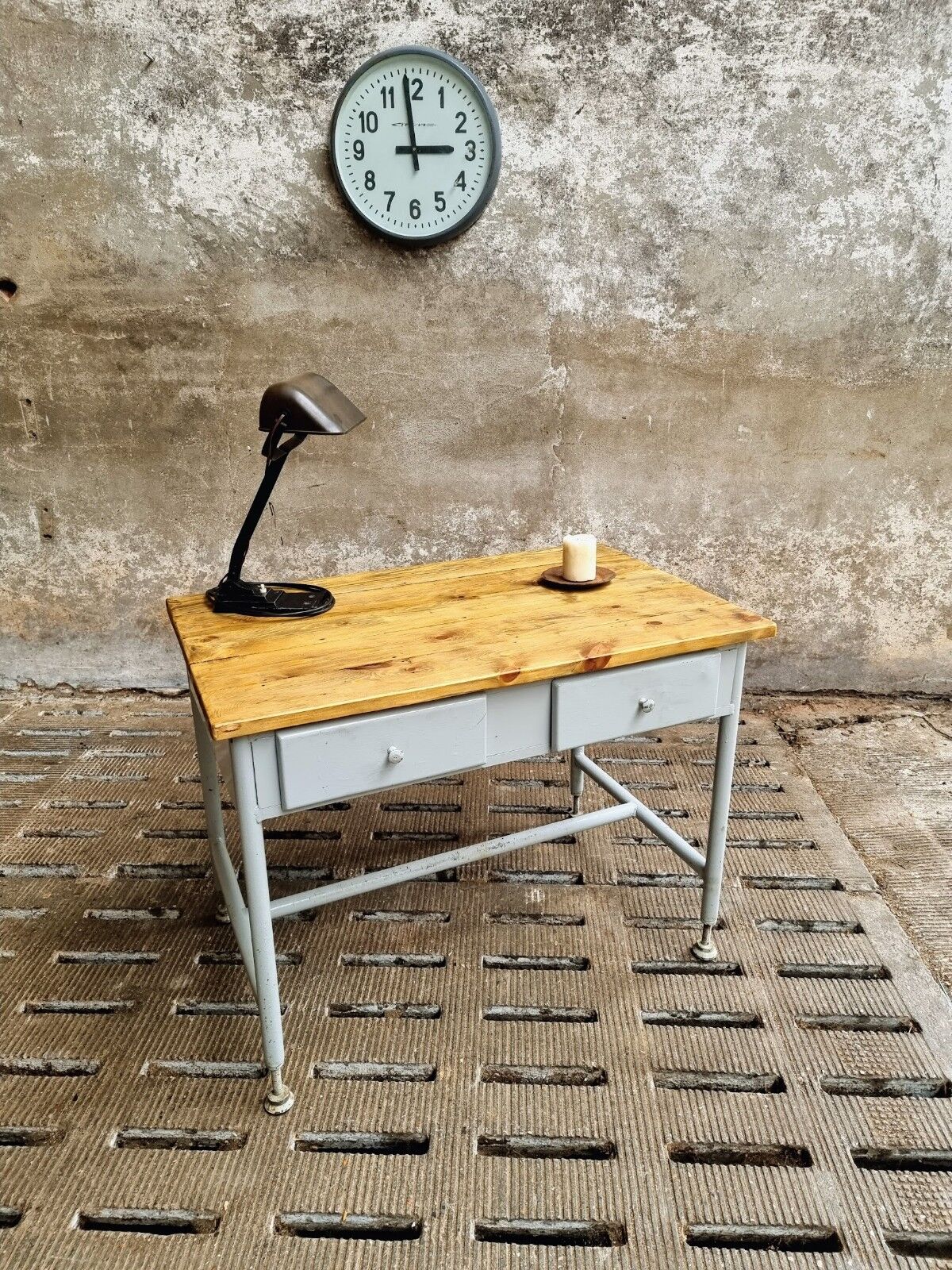 Industrial side table