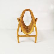 Mid Century Bamboo Newspaper Holder, Germany, 1960s