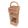 Vintage wicker bar basket bottle holder