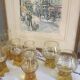 Glasses 1965-1970 in the style of Murano