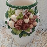 Antique Barbotine Vase