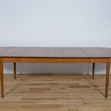 Table à manger extensible en teck, années 1960