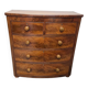 Antique English Victorian mahogany chest of drawers, early 1900s