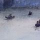 Aquarelle de Venise Signée Dorsoduro
