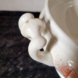 Dutch Tureen Petrus Regout Marines Series 1896 Maastricht Red Transferware