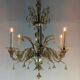 Venetian lustre in gilded Murano glass, circa 1920