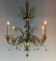 Venetian lustre in gilded Murano glass, circa 1920