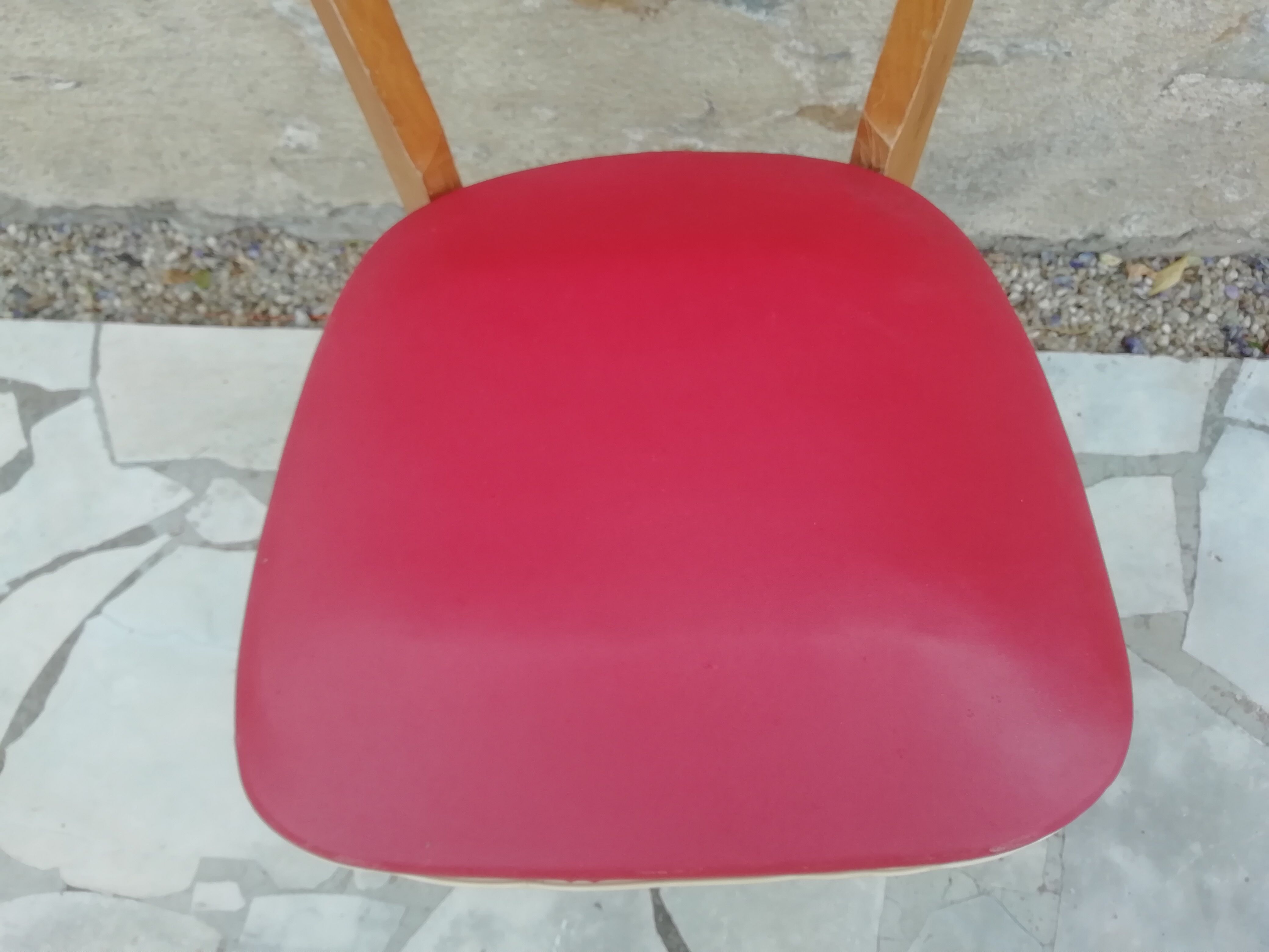 Lot of 6 Scandinavian chairs 50s