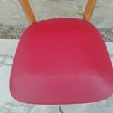 Lot of 6 Scandinavian chairs 50s