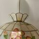 Vintage mother-of-pearl and brass pendant/chandelier